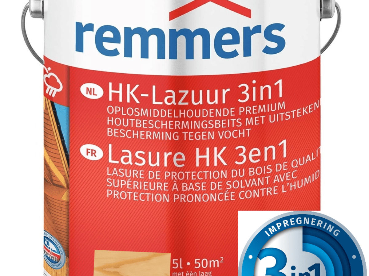 みん Remmers HK Lazuur Kleurloos kopen - 123 Verfexpert.nl