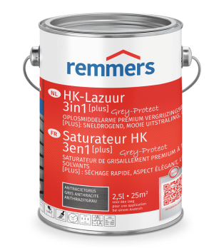 Remmers HK lazuur 3in1 Grey-Protect Plus